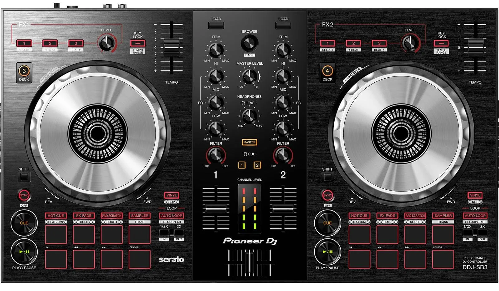 DJ контроллер Pioneer DDJ-SB3